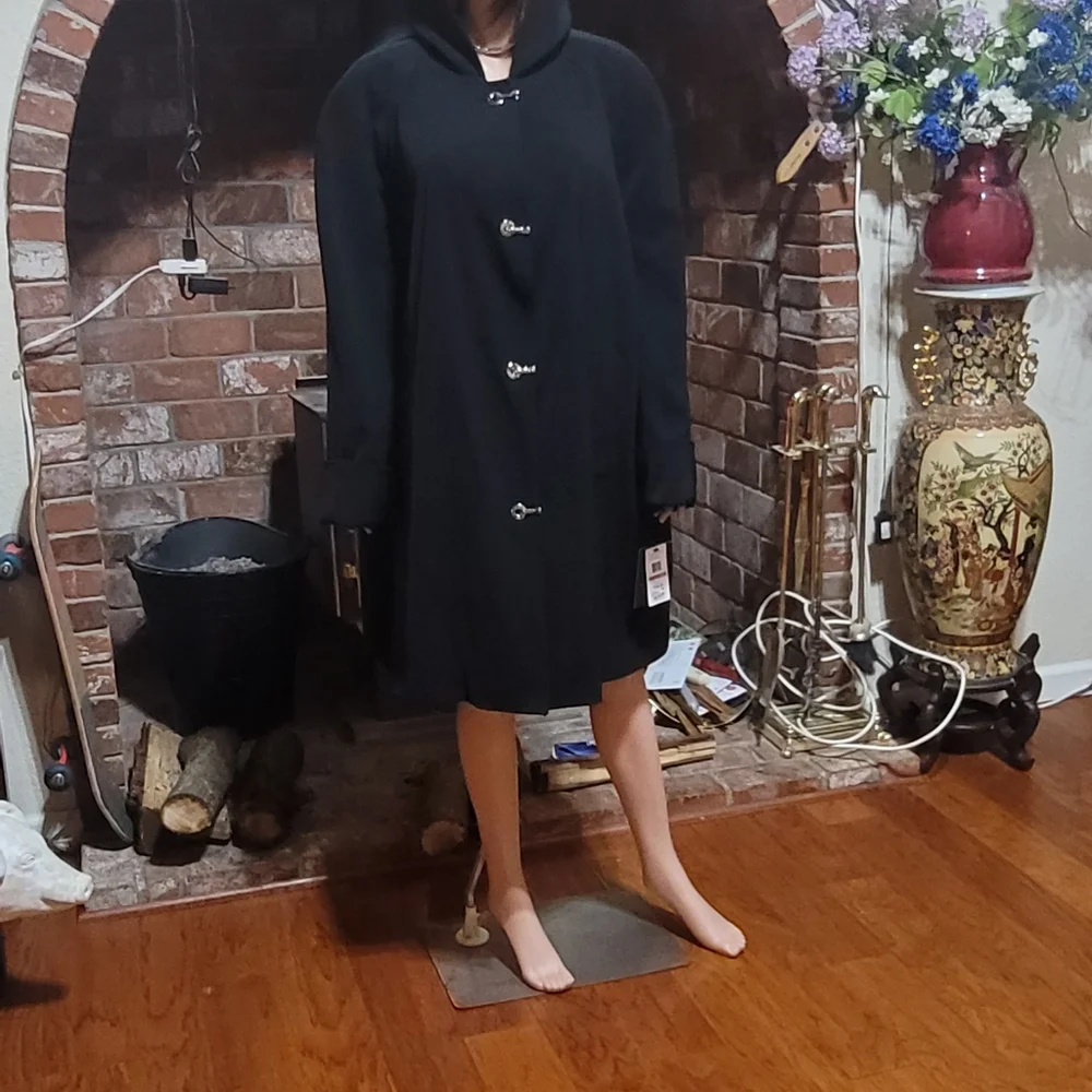 London fog weather or not hooded coat - Picture 3 of 8